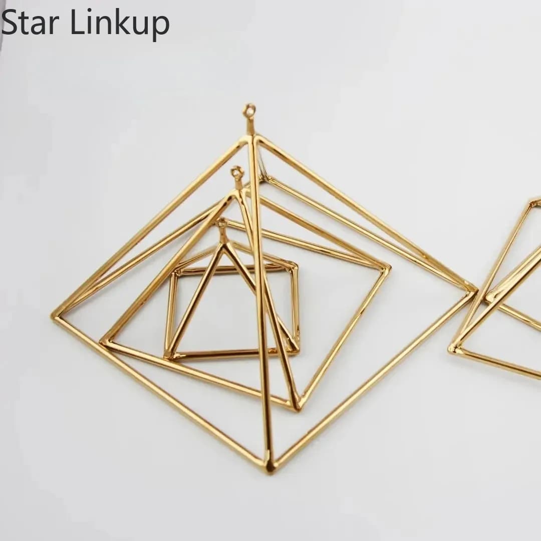 Star Linkup 3-10inch Golde Quartz Singing Bowl Crystal Pyramid Yoga Meditation Colorful Pyramids Sound Therapy Percussion Instruments
