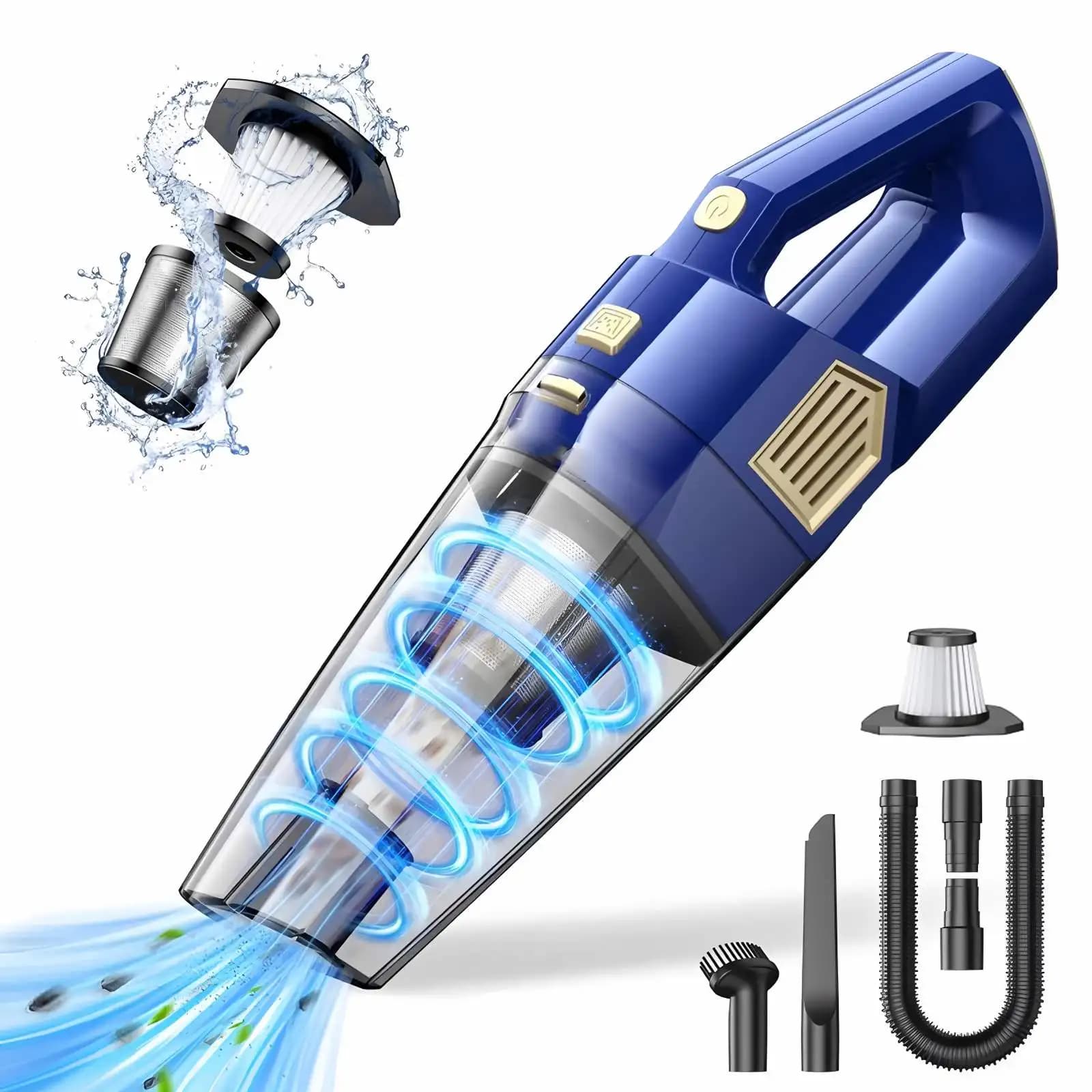 Aspirapolvere Portatile per Auto ad Alta Potenza, Potente Aspiratore per Veicoli