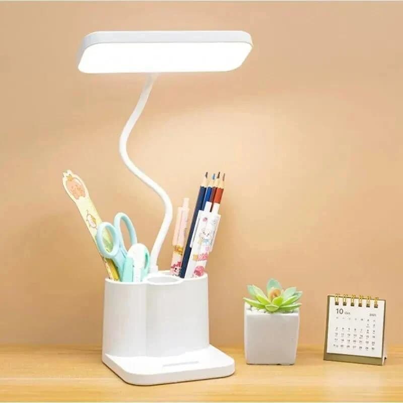 LED desk lamp for eye protection to study dorm desk Small table lamp powered by USB Reading lamp on the bedside table