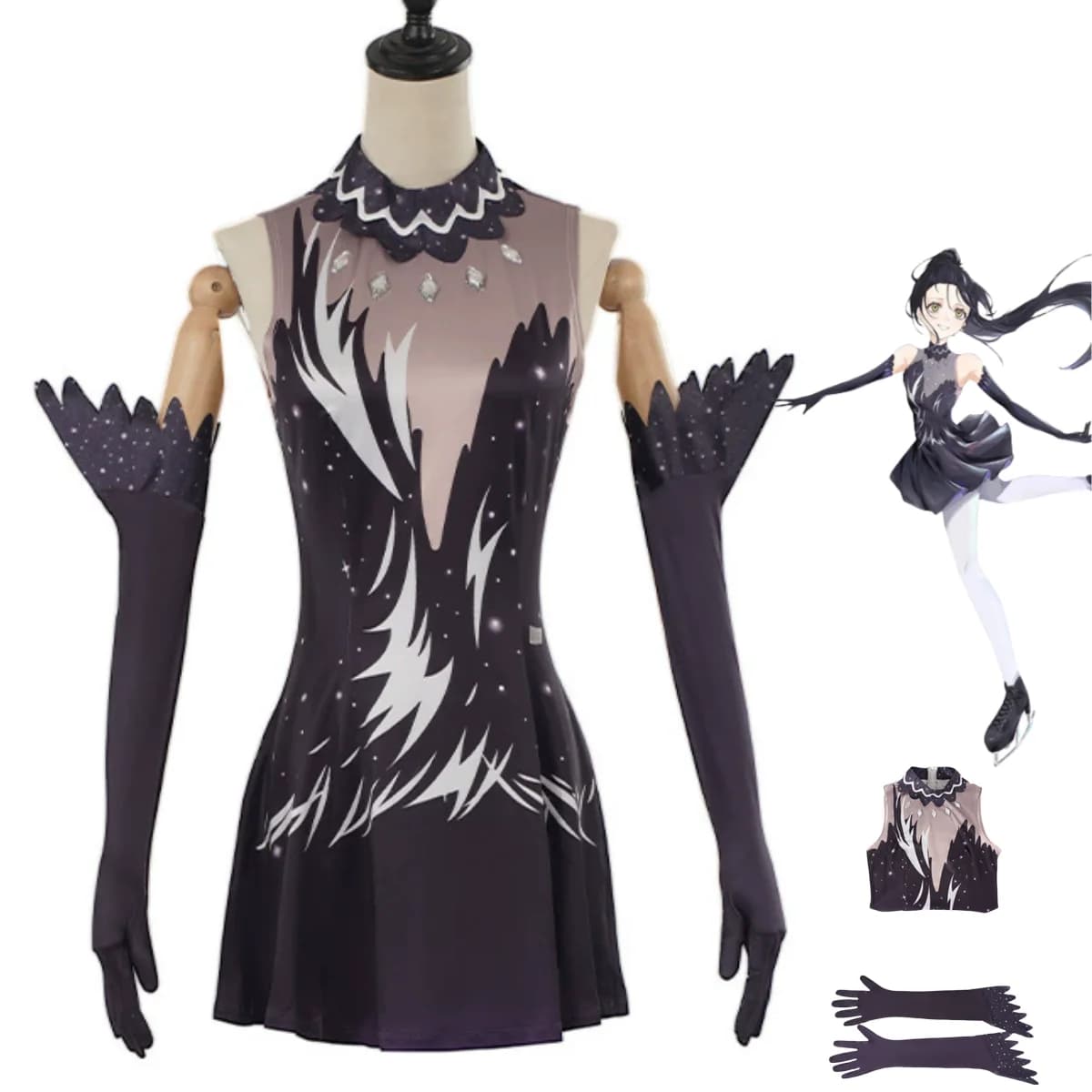 Anime Medaglista Hikaru Kamisaji Cosplay Costume Fancy Dre Dresses Dresses Women's Glove Adult Sexy Campus Gym Outfit Suit 2025
