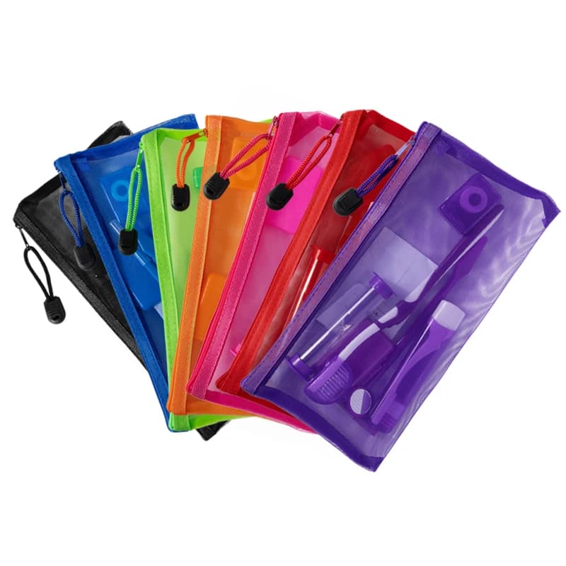 Kit per l'igiene orale ortodontica Kit per la pulizia del tutore dentale Kit da viaggio protettivo Paziente Cera orto Filo interdentale Spazzola interdentale Specchio