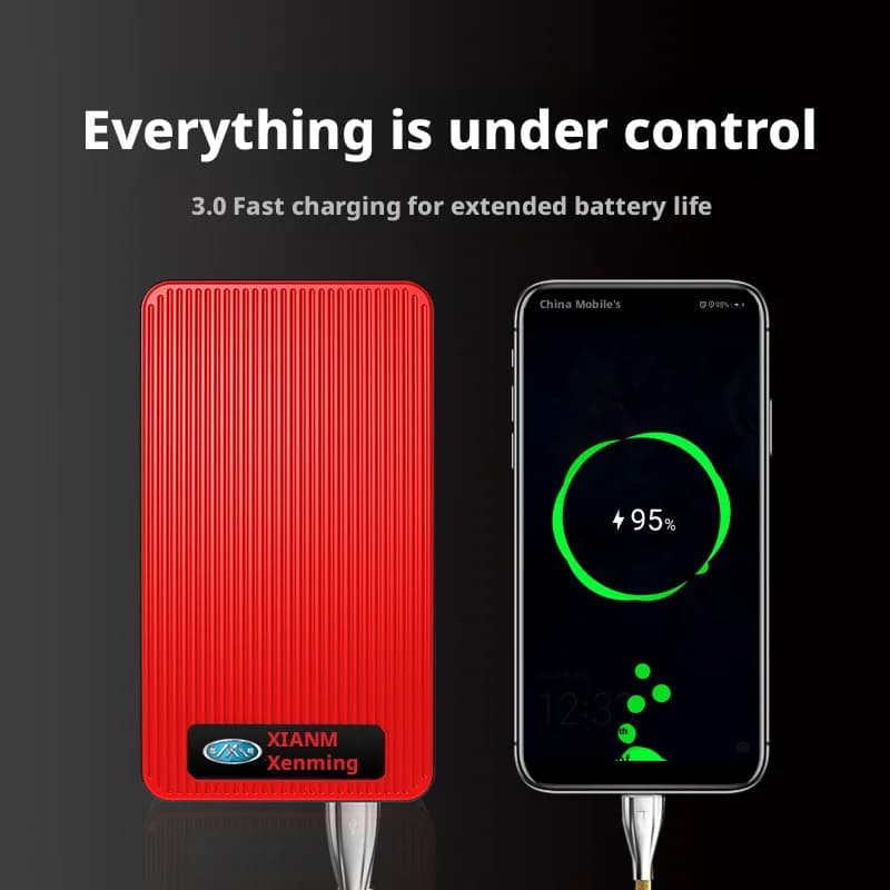 Avviatore di Emergenza per Auto 12V, Power Bank, Booster Batteria per Moto e Veicoli, Strumento di Avviamento di Soccorso