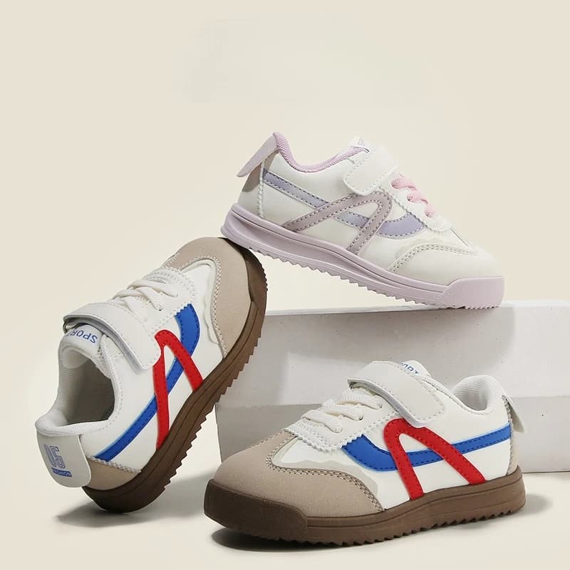 Popular Children's Sneakers New Boys Girls Casual Non-Slip Shoes Kids Soft Sole Sports Running Shoes Comfortable and Breathable