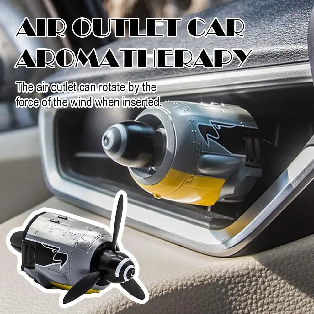 Deodorant for Auto Creative Fighting Jet Shape, Diffuser with Clip for Air Mouth, Cologne Perfume, Ideal for Interior Decoration of the Car