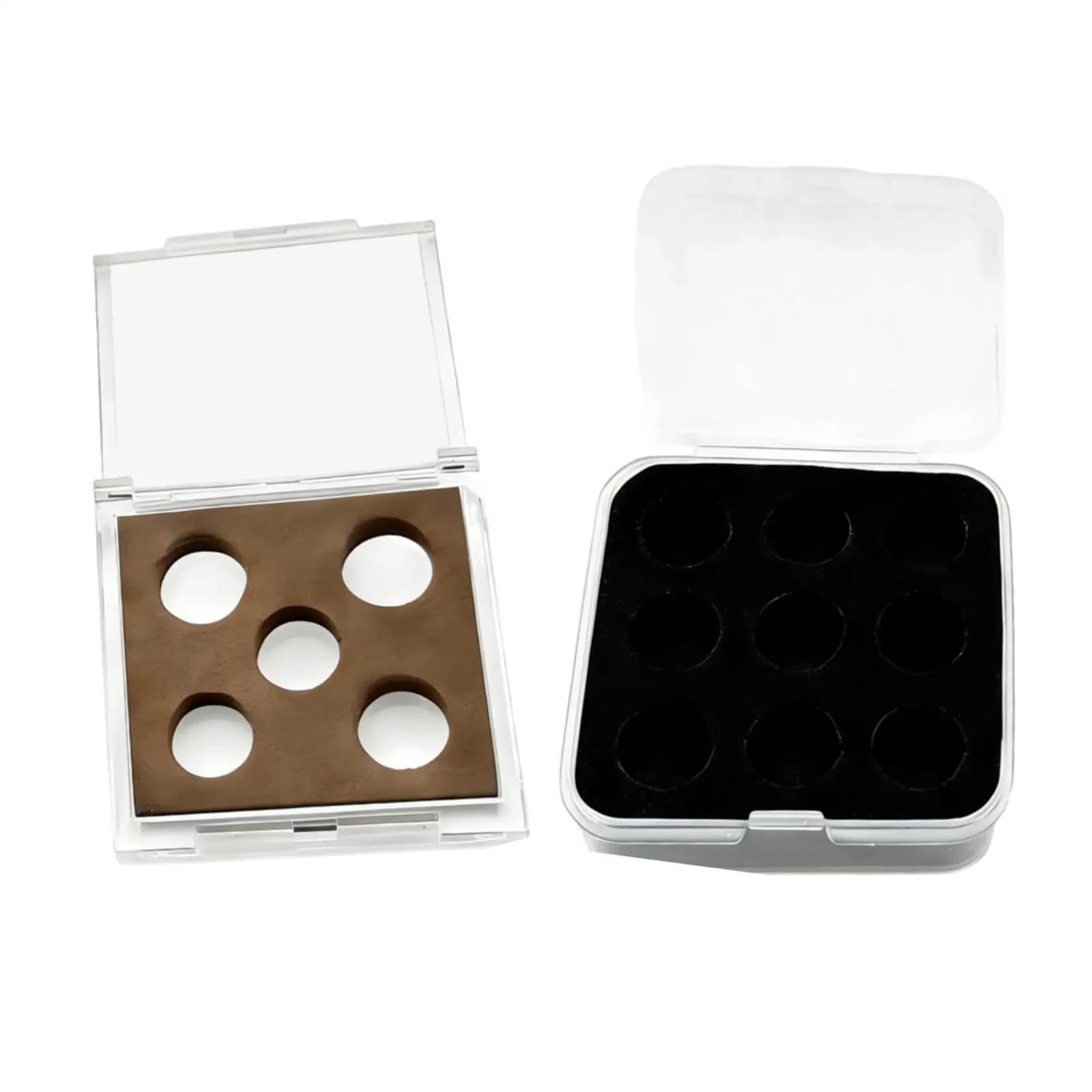 Borsa porta stecche da snooker in acrilico, custodia trasparente per palline da biliardo, organizer da viaggio per palline e accessori da allenamento