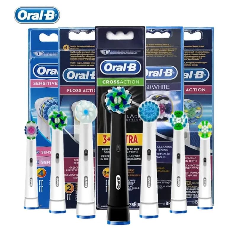 Replacement heads for oral electric toothbrush B round heads original small refills work for Oral B 4000 D12 DB4510 5510