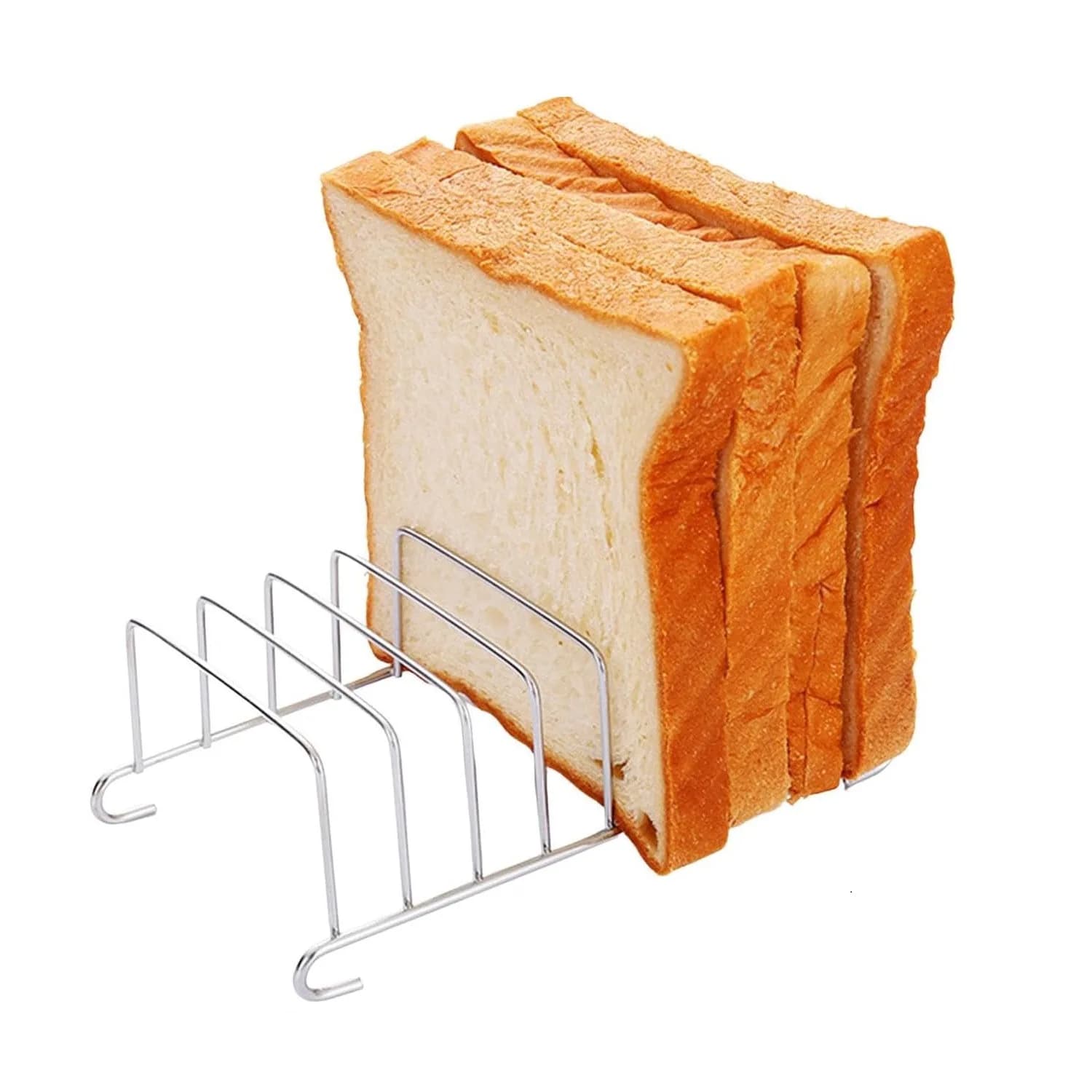 1 portatostapane multifunzionale, pratico e comodo, in acciaio inossidabile, per uso domestico in cucina, con accessori per la cottura in friggitrice ad aria