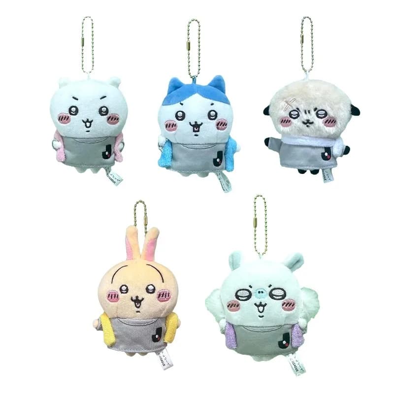 Portachiavi in Peluche della Serie Calcistica Jhiikawas, Ciondolo Anime Carino Usagi Hachiware Jiikawa, Charm Kawaii per Borsa per Tifosi