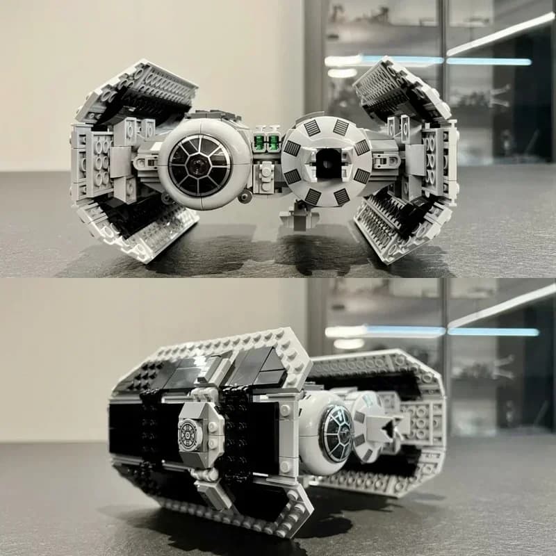 Modello di Caccia Spaziale TIE Starfighter, Compatibile con 75347, Blocchi da Costruzione per Bambini, Regalo