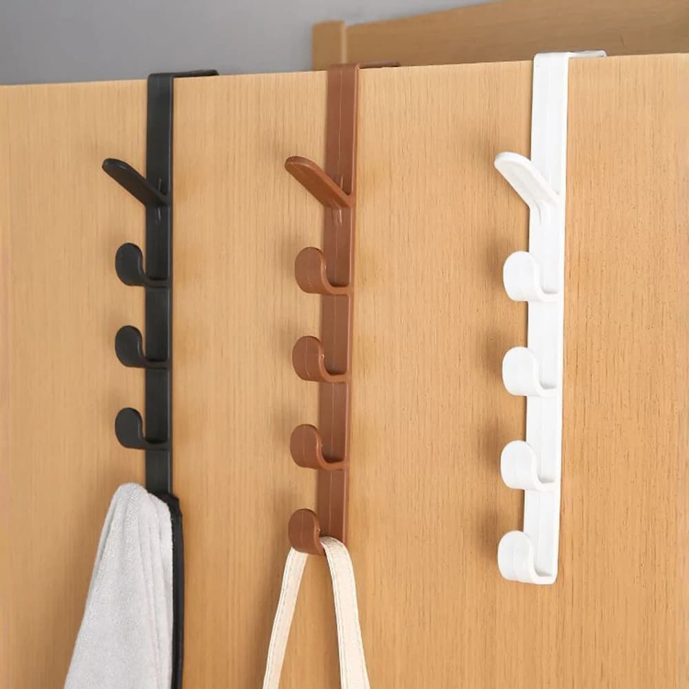 3 pezzi/1 pezzo Appendiabiti da dormitorio per borse, cappelli e vestiti, da appendere alla parete dietro la porta senza forare, portaoggetti.