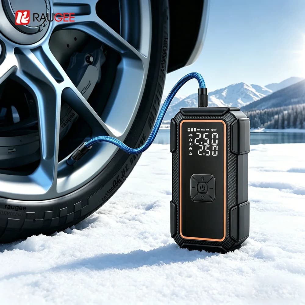 Pompa d'Aria Wireless per Auto, Compressore d'Aria Portatile, Gonfiatore Elettrico per Pneumatici 150Psi, Pompa per Gonfiaggio Pneumatici Auto, Moto e Bici con Luce LED