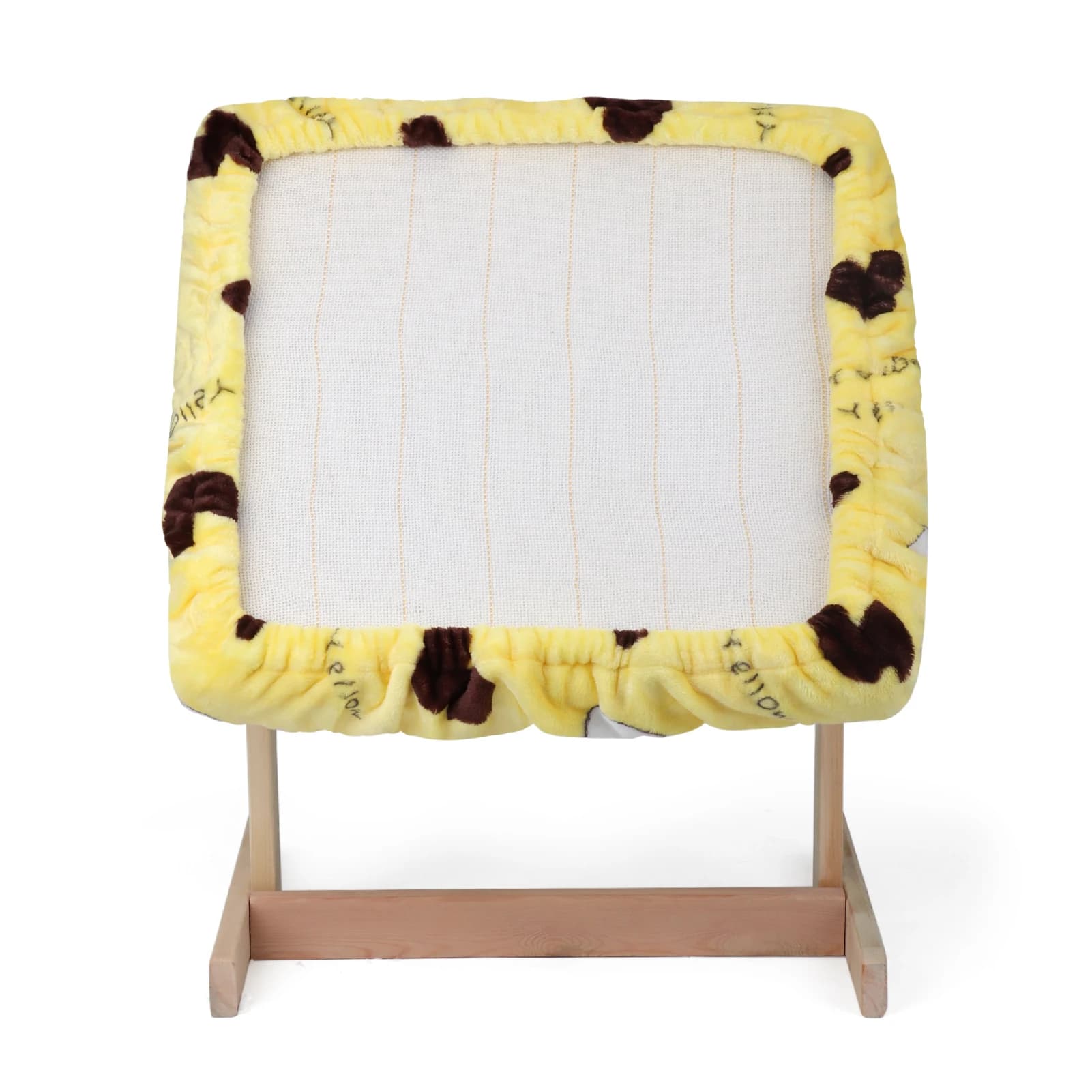40cm Square Wooden Embroidery Hoop with Gripper Strip Frame for Punch Needle DIY Embroidery Sewing Cloth Painting Accrssories