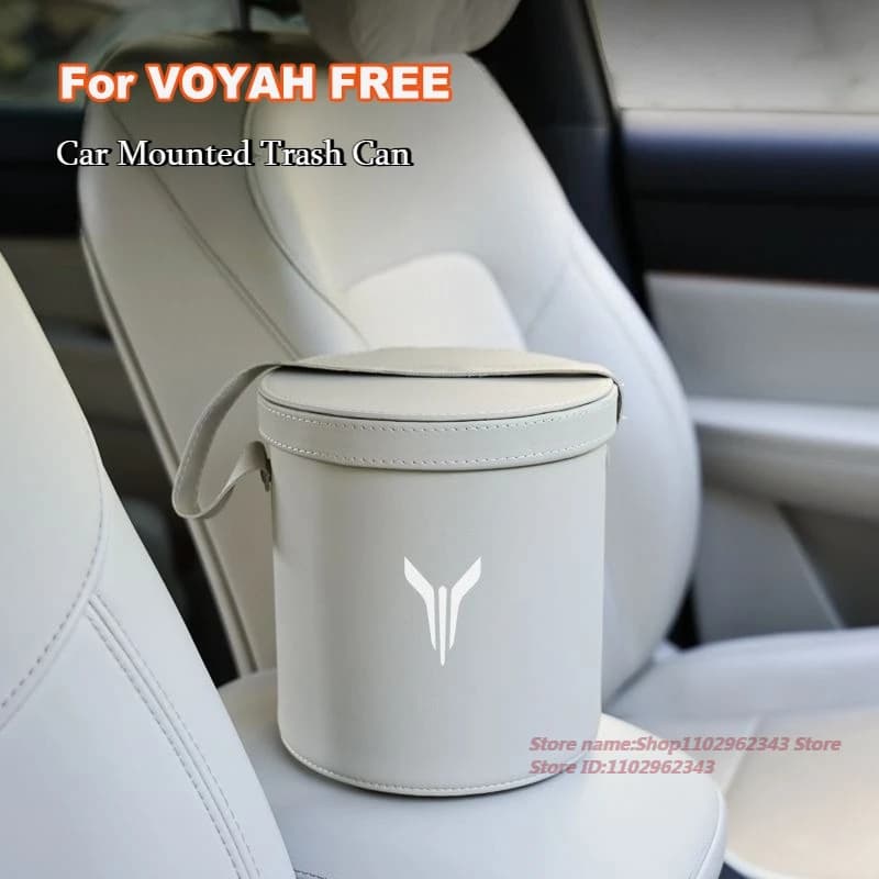Per VOYAH FREE Secchio portaoggetti per pattumiera montato su auto con coperchio Forniture per interni auto Decorazione Accessori modificati