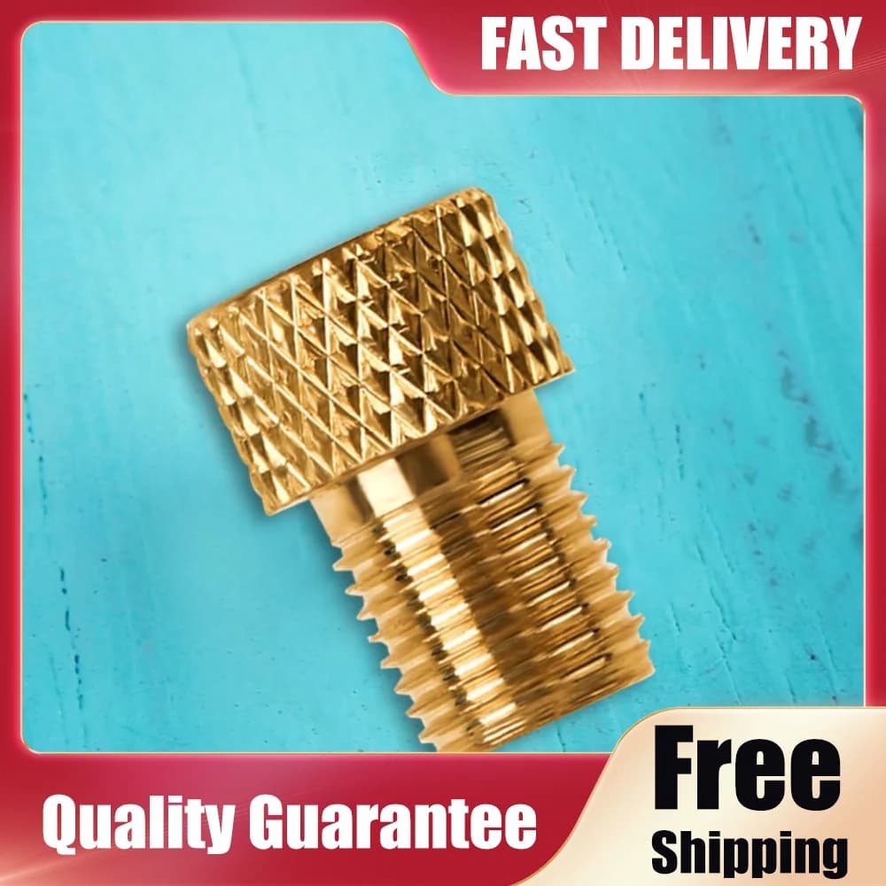 5pcs To Schrader Adaptors Aluminum Alloy Bike Pump Tire Adapter Copper Tire Valve Connector Bicycle Parts