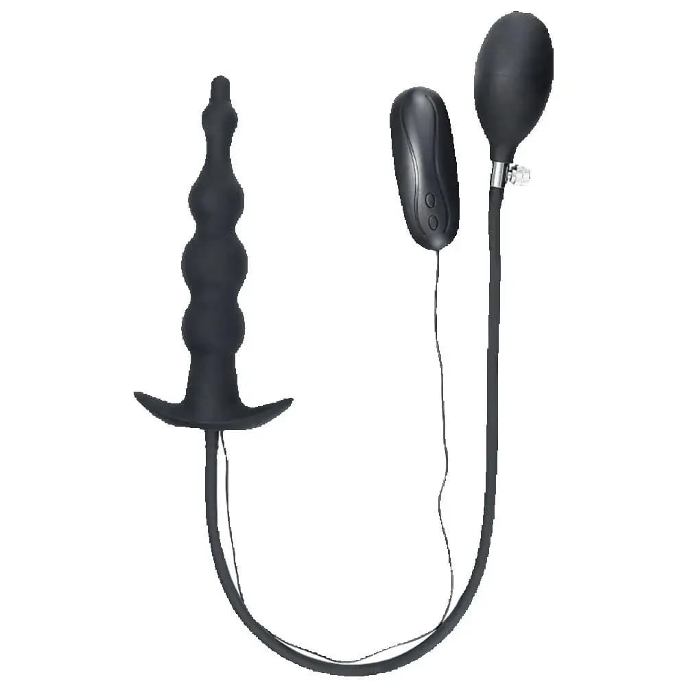 Plug anale vibratore gonfiabile perline di trazione culo vaginale dilatatore anale massaggiatore della prostata stimolatore giocattoli adulti del sesso per coppie