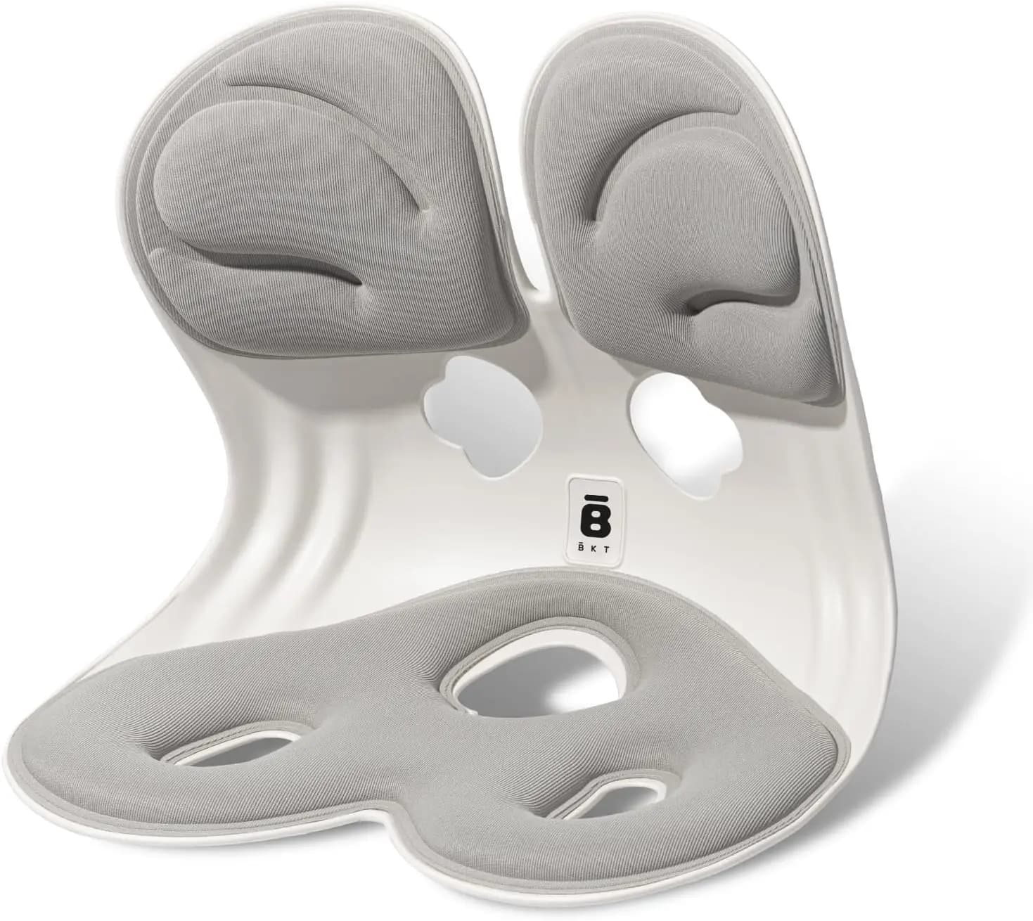Cuscino Ergonomico con Supporto Lombare per Sedie da Ufficio, Studenti e Chi Siede a Lungo - Grigio