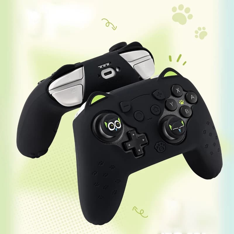 Luoxiaohei Silicone Soft Shell Sticker Skin For Nintendo Switch 2 Pro/NS2 Pro Game Controller Case 2 Thumb Stick Grip Cap Cover