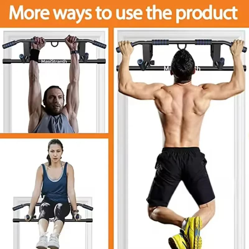 Traction bar for doorless door Traction bar for easy installation home gym