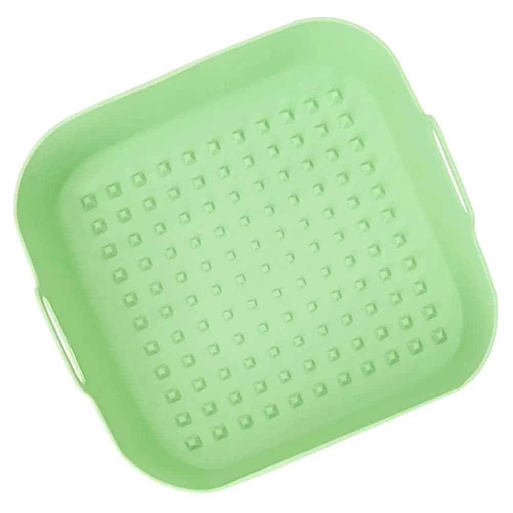 Reusable Air Fryer Silicone Liner Nonstick Heat Resistant Dishwasher Safe for Chicken Wings Burgers Fish Shrimp Baking Liner