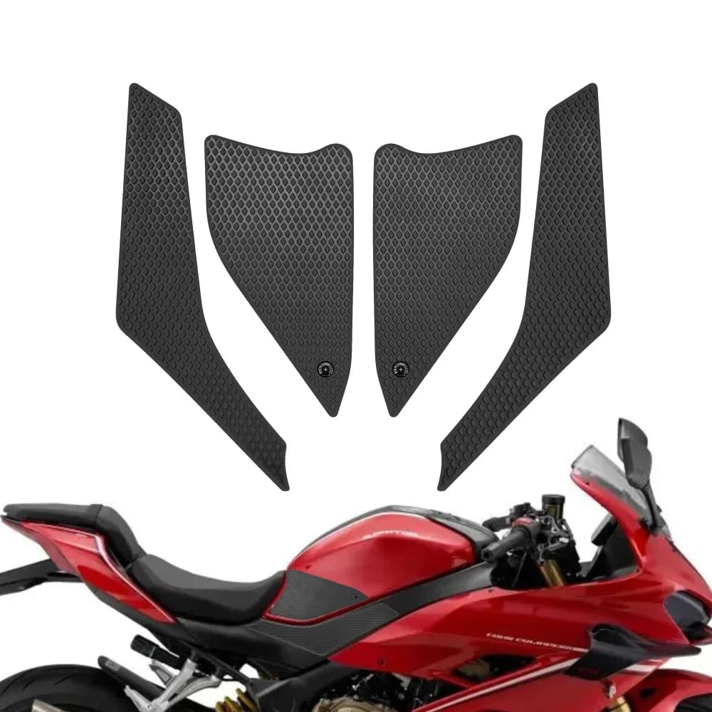 Protezione antiscivolo della presa del ginocchio del Gas dell'autoadesivo del cuscinetto di trazione del serbatoio del motociclo per QJMotor SRK800RR