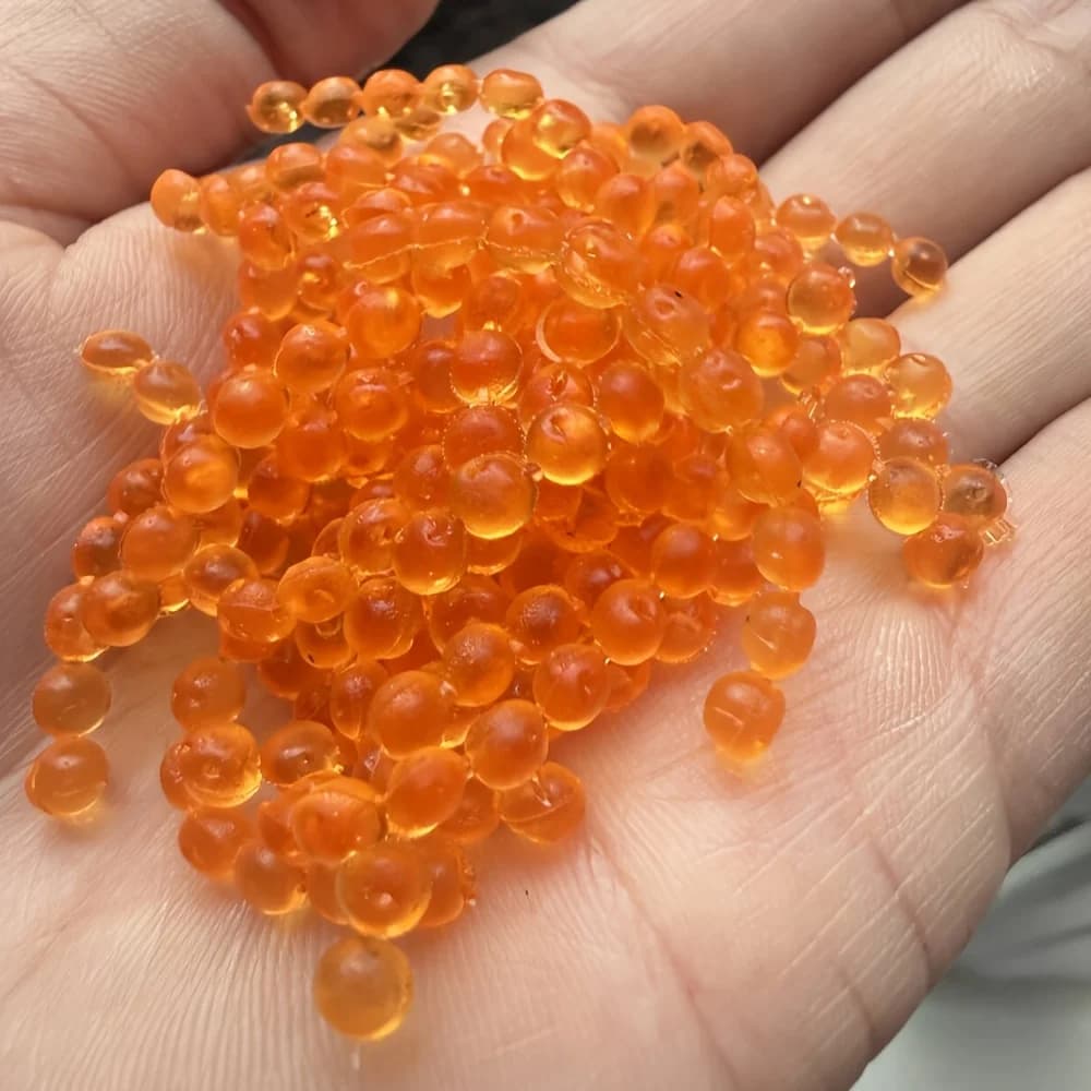 300 Pezzi Perline in Silicone da 4mm per Pesca, Esche Galleggianti UV Luminose per Trota e Spigola, Accessori per Pesca a Mosca e con Esche Artificiali