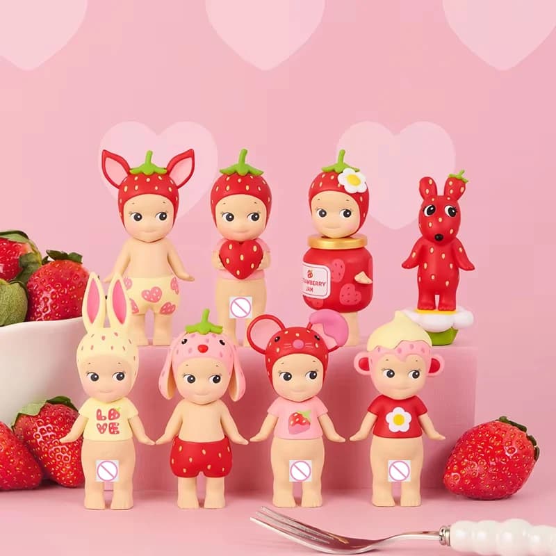 Sonny Angel Strawberry Love Series Blind Box Guess Bag - Giocattoli Originali, Bambole, Statuette Anime Carine, Ornamenti, Regalo