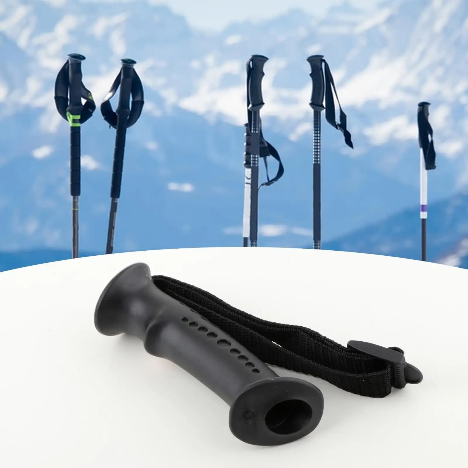 Trekking Pole Handle Replacement Cane Handle Grip for Mountaineering Skiing