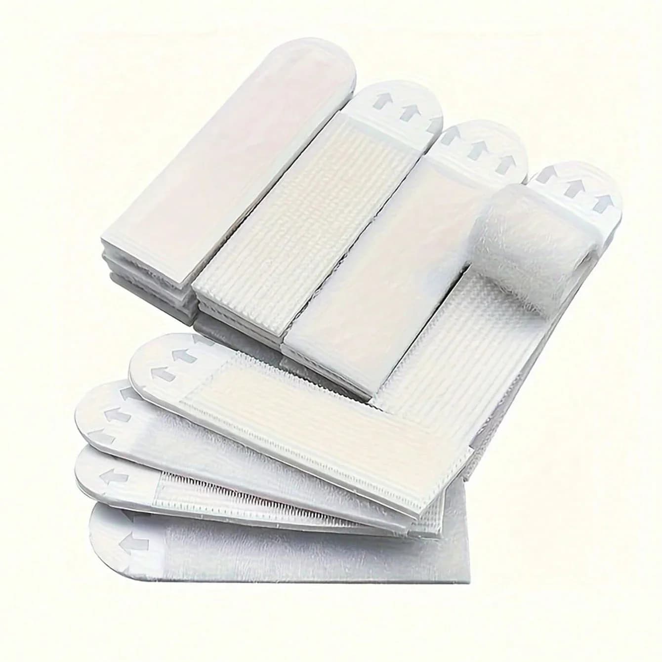12/24pcs-Traceless and easy to pull adhesive Velcro for fixing photo frames, hanging pictures without leaving any adhesive