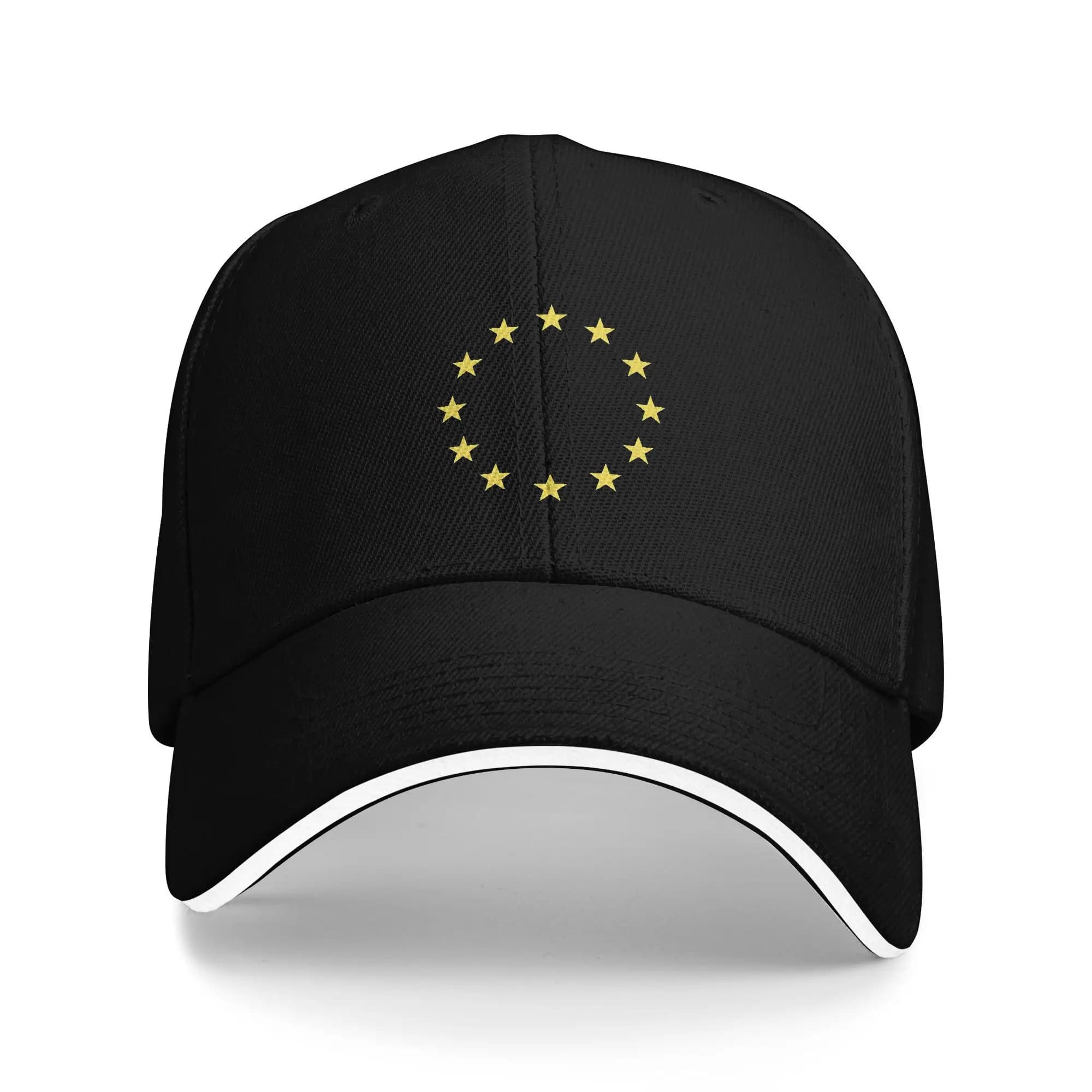 EU Europe European Union European flag EU stars Baseball Cap Vintage Men Women Hip Hop Hats Custom Tennis Skate Snapback Cap