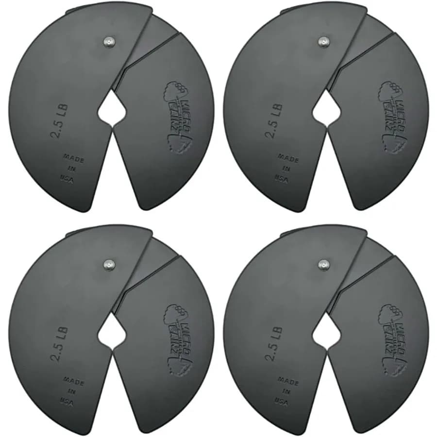2.5-powder split weight plate, ideal for micro loading, 4-piece fractional weight plates, designed for towing with handlebars