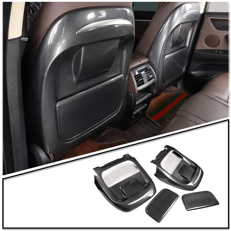 For BMW X5 X6 F15 F16 G05 G06 2014-2021 Car seat Rear protection Cover panel Anti-shoe E Anti-sporco Cover Interior accessories