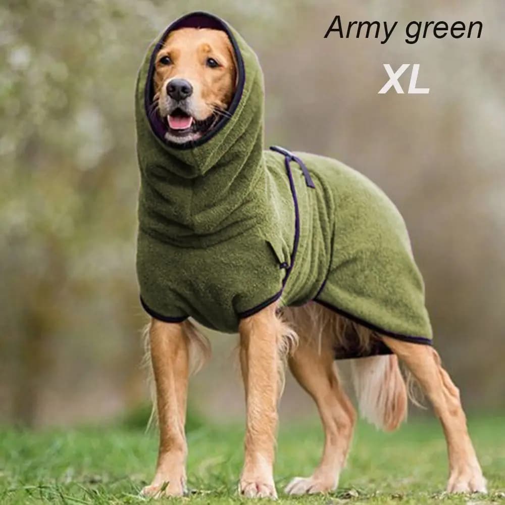Nuovi vestiti invernali Costumi levriero Spugna per cani Abbigliamento caldo Pitbull Felpe con cappuccio Giacca Imbracatura Gilet Pet Sleepwear Cappotto