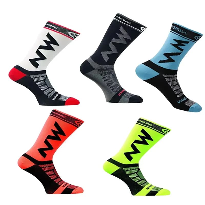 Cycling Sports Socks Breathable Sweat-Absorbent Basketball Anti-Slip Quick-Drying Outdoor Running Men's Women's Wear-Resistant
