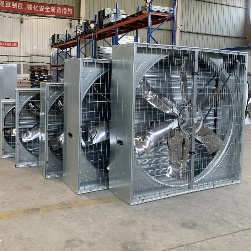 Ventilatore Industriale a Parete in Acciaio Inox per Allevamenti Suini e Avicoli, Motore Elettrico 220V, OEM