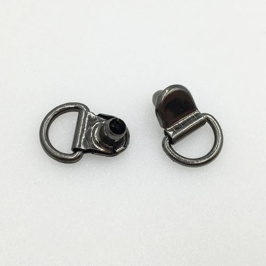 Set di Ganci per Lacci da Stivali, Fibbie Durevoli per Lacci di Scarpe da Escursionismo, Arrampicata, Campeggio, Scarpe in Pelle, Fai da Te