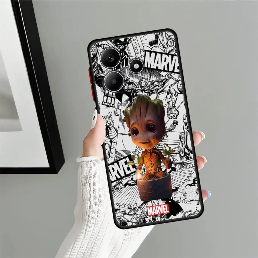 Cover Posteriore per Telefono Xiaomi Redmi Note 14 14C 12 13C 13 Pro Plus 10 11 A4 9S Marvel Deadpool