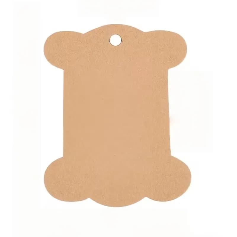 27 pcs Kraft Paper Bobbins, Compact Space Saving, suitable for Sewing Thread Storage, Lightweight Portable