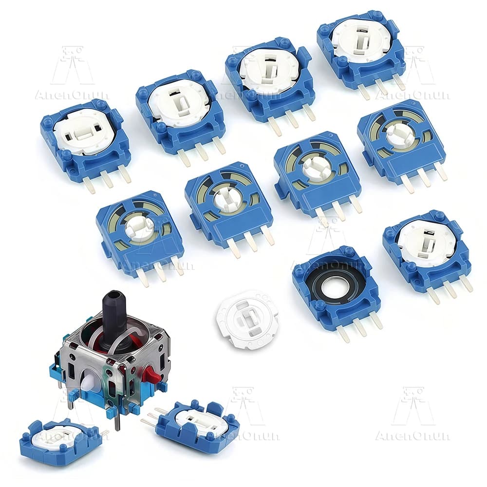Potenziometro originale ALPS Joystick 2K3 Ohm per parti di riparazione di ricambio per controller PS5 Kit di correzione deriva stick analogico 3D - Blu