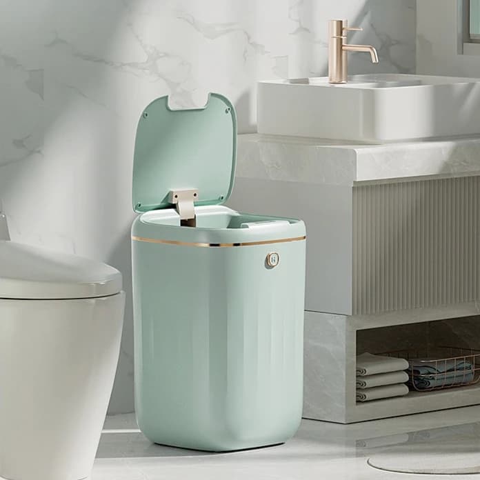 20-24L Sensore Bagno Cestino Elettrico Camera Da Letto Intelligente Cestino Della Spazzatura Automatico Impermeabile Recycle Bin per Soggiorno Cucina Nuovo