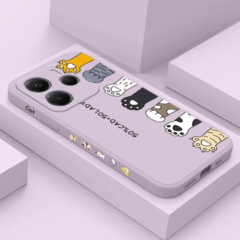 Cover per cellulare Cat Litter per Xiaomi Poco X8 M8 Pro Max 5G in silicone