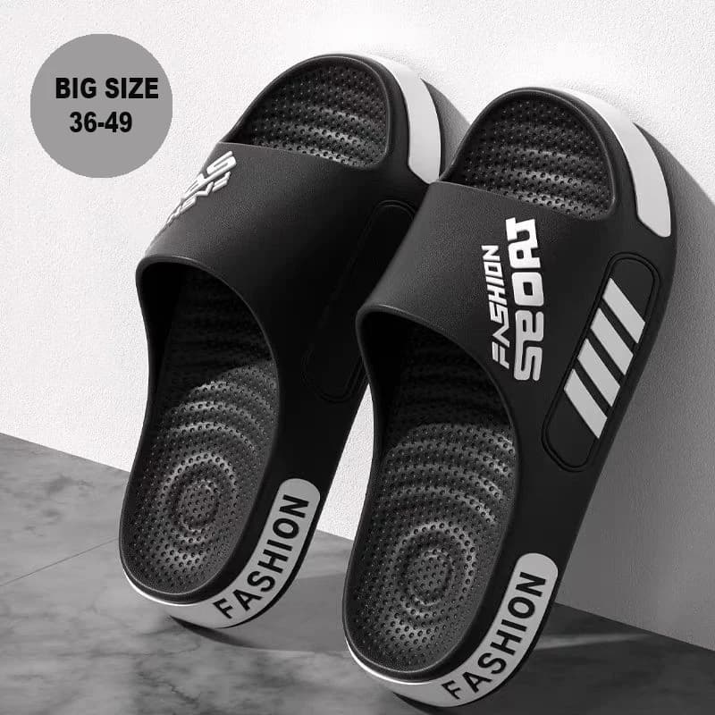 Men's Large Slippers 48-49 Summer Home Slippers with Flat Sole for Women Men Open Toe Trend Slides Pair of Light Beach Shoes Sandals