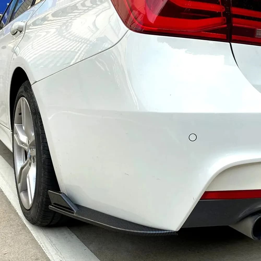 For BMW 3 Series F30 M-Tech Car Rear Wrap Corner Diffuser 2013-2019 Side Skirts Splitter Exterior Tuning Parts Car Accessories