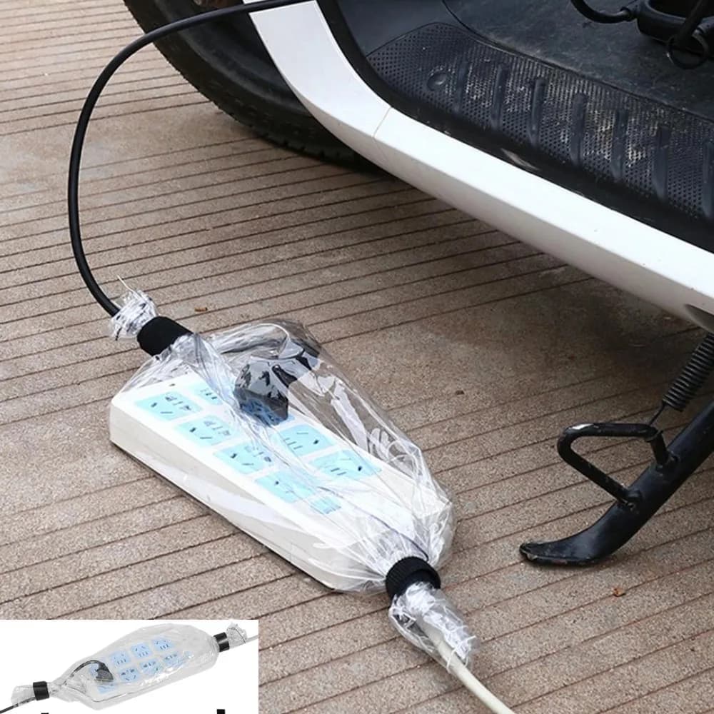 Copertura Impermeabile per Caricatore EV, Borsa Protettiva Antipolvere per Connettore di Ricarica Auto Elettrica, Accessori Auto per Esterni