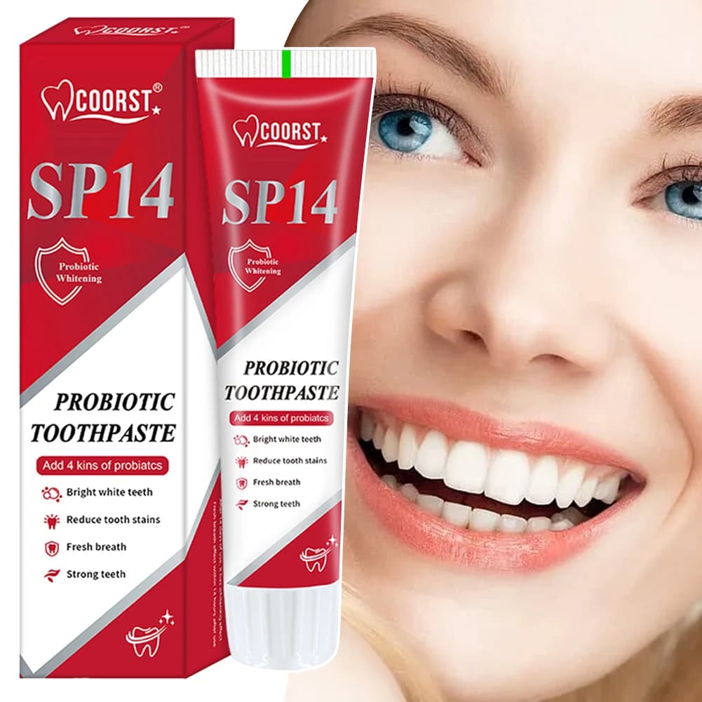 3 pezzi SP-14 Dentifricio sbiancante probiotici, Dentifricio per pulizia profonda, Dentifricio per l'alito rinfrescante, Dentifricio per pulizia profonda 100g