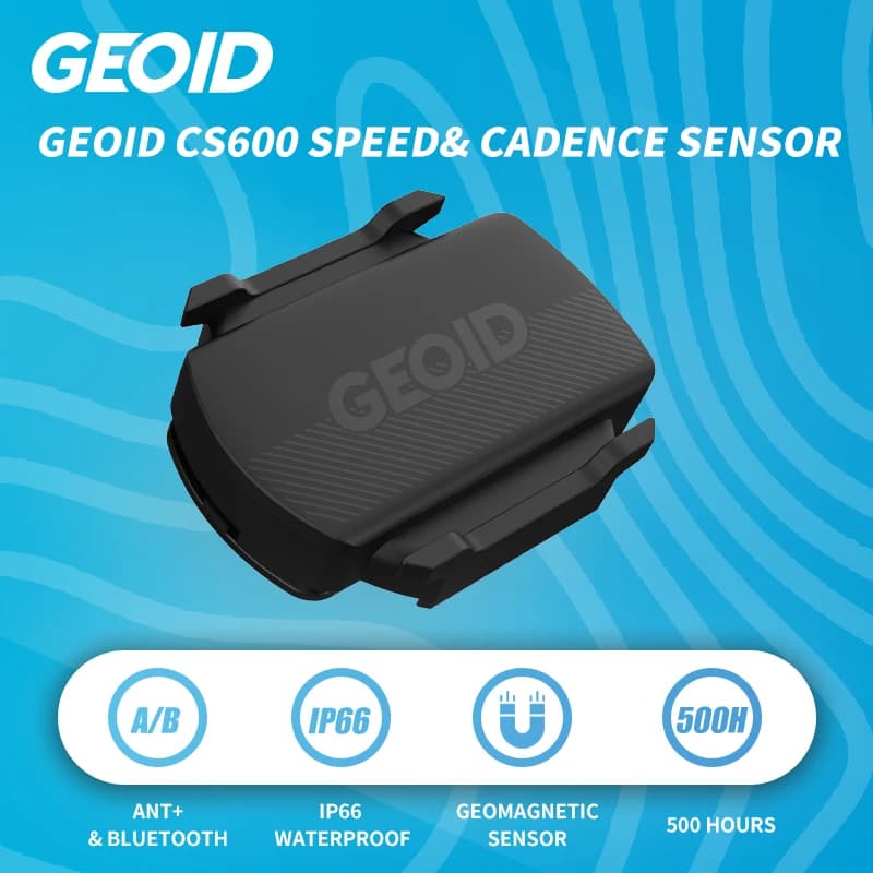 GEOID CS600 Speed cadence sensor IPX66 for cycling Wireless bike computer for GARMIN Bryton Wahoo Compatible MTB Road Bike