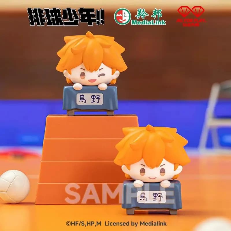 Authentic Haikyuu!! Blind box for sports stackable volleyball, cute girl, desktop decoration, youthful birthday, surprise toy, cute gift