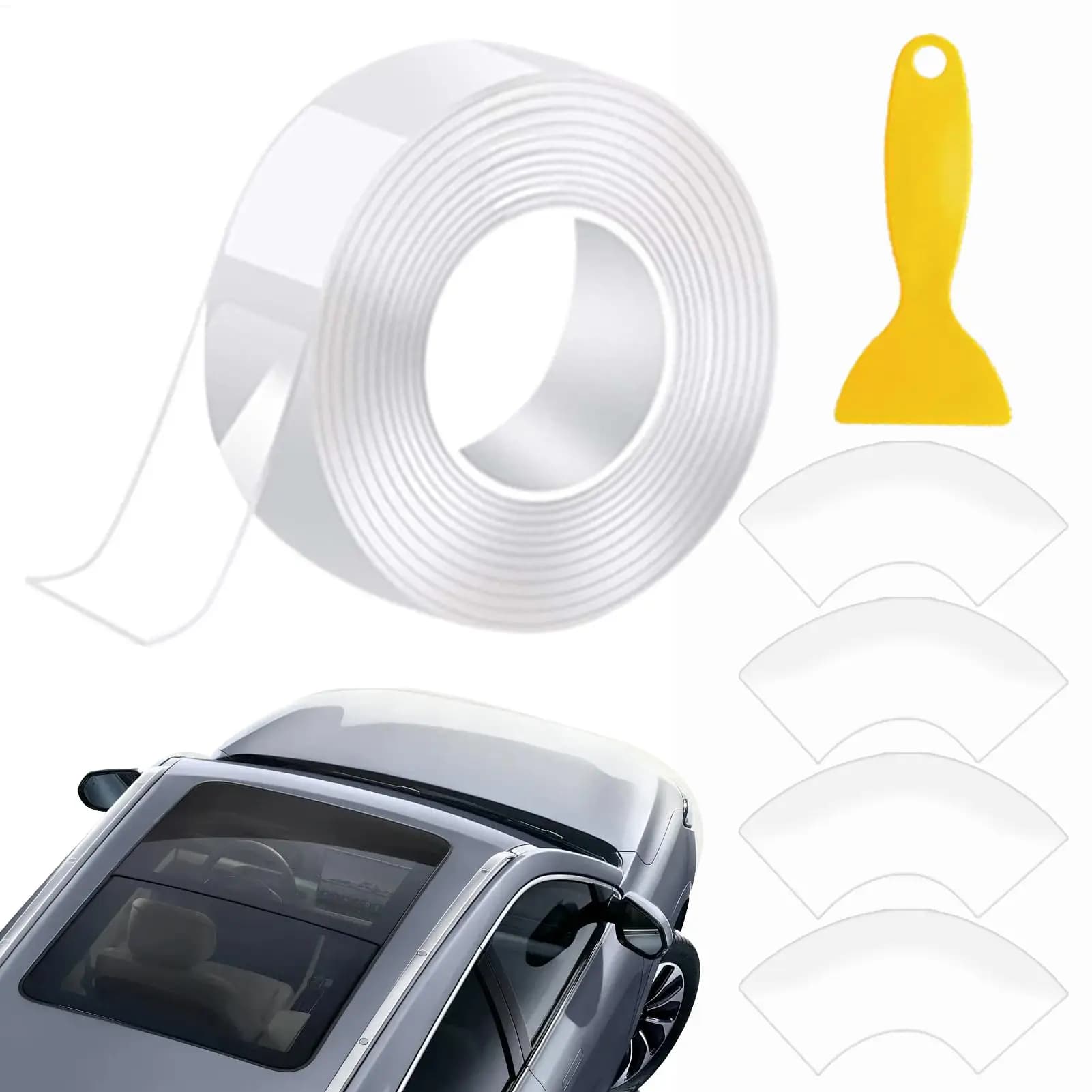Sunroof Weather Strip Tape Weatherstrip Adhesive Tape Automotive Sealing Strip Waterproof Automotive Accessories For Vehicle