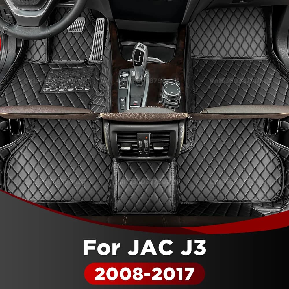 Per JAC J3 2008-2017 2016 2015 2014 2013 Personalizzato Auto Tappetino Automobile Tappeto Copertura Accessori Interni Tappetini Protettivi