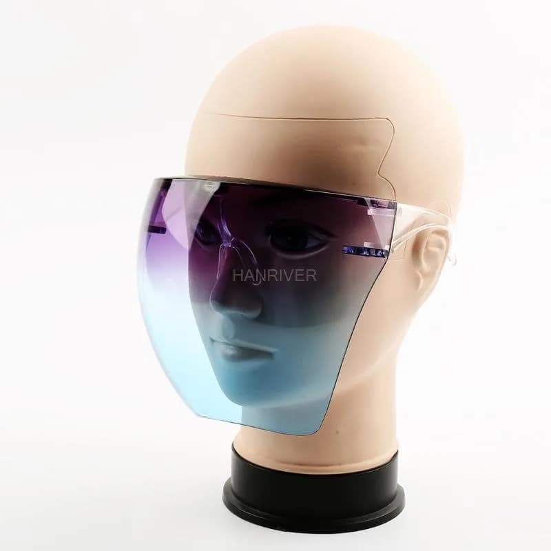 Transparent Men's and Women's Protective Glasses Safety Face Shield Visor Eye Protection Glasses Colorful With Box