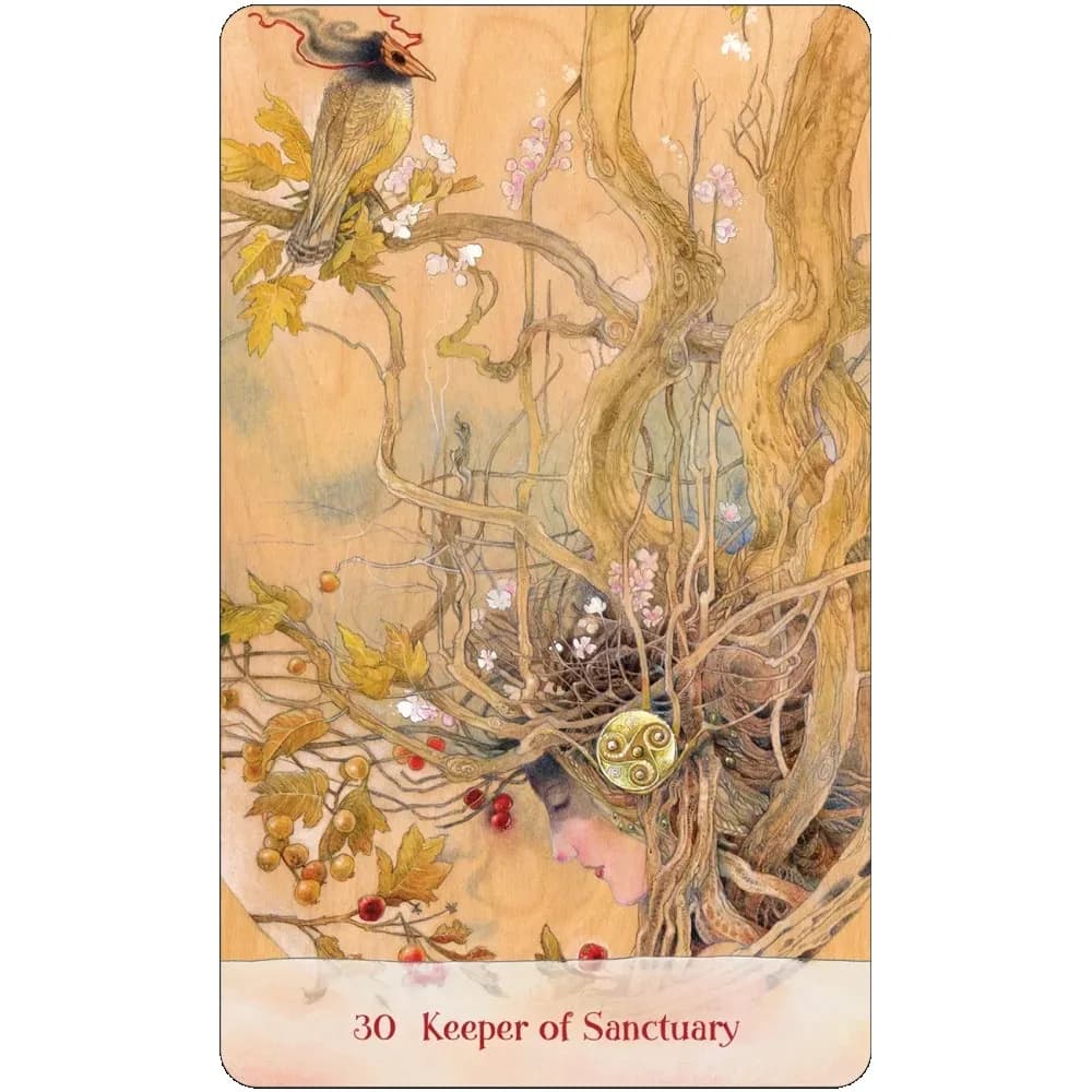 10.4*7.3 cm Tree Keepers Oracle 44 pezzi di carte Oracle Deck Party Game